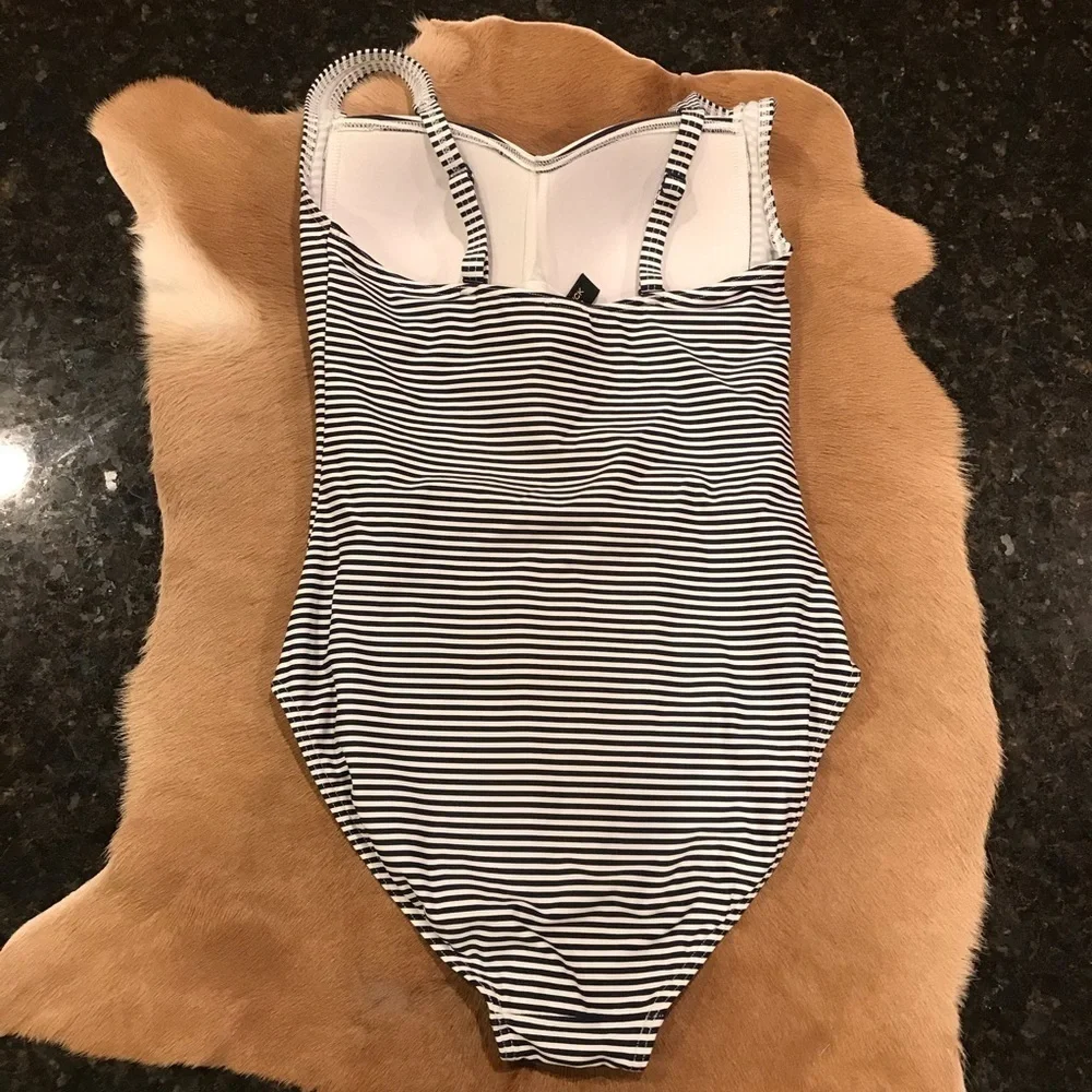 Niptuck striped one piece swimsuit multi fit cup 6